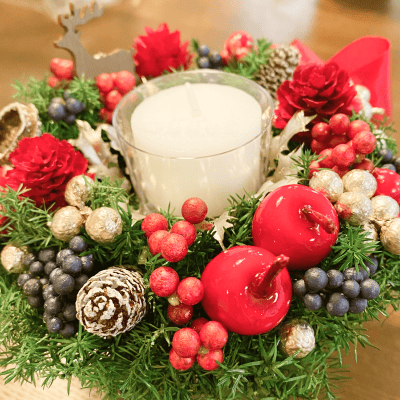 インスタグラムのキャンドル写真